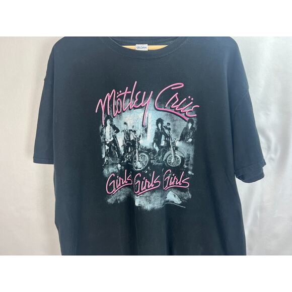 Vintage Motley Crue Girls Girls Girls Tour T-Shirt Size 2XL - Picture 3 of 4